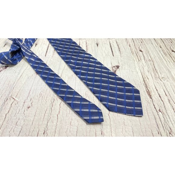 calvin klein mens necktie 100% silk tie - Picture 6 of 7